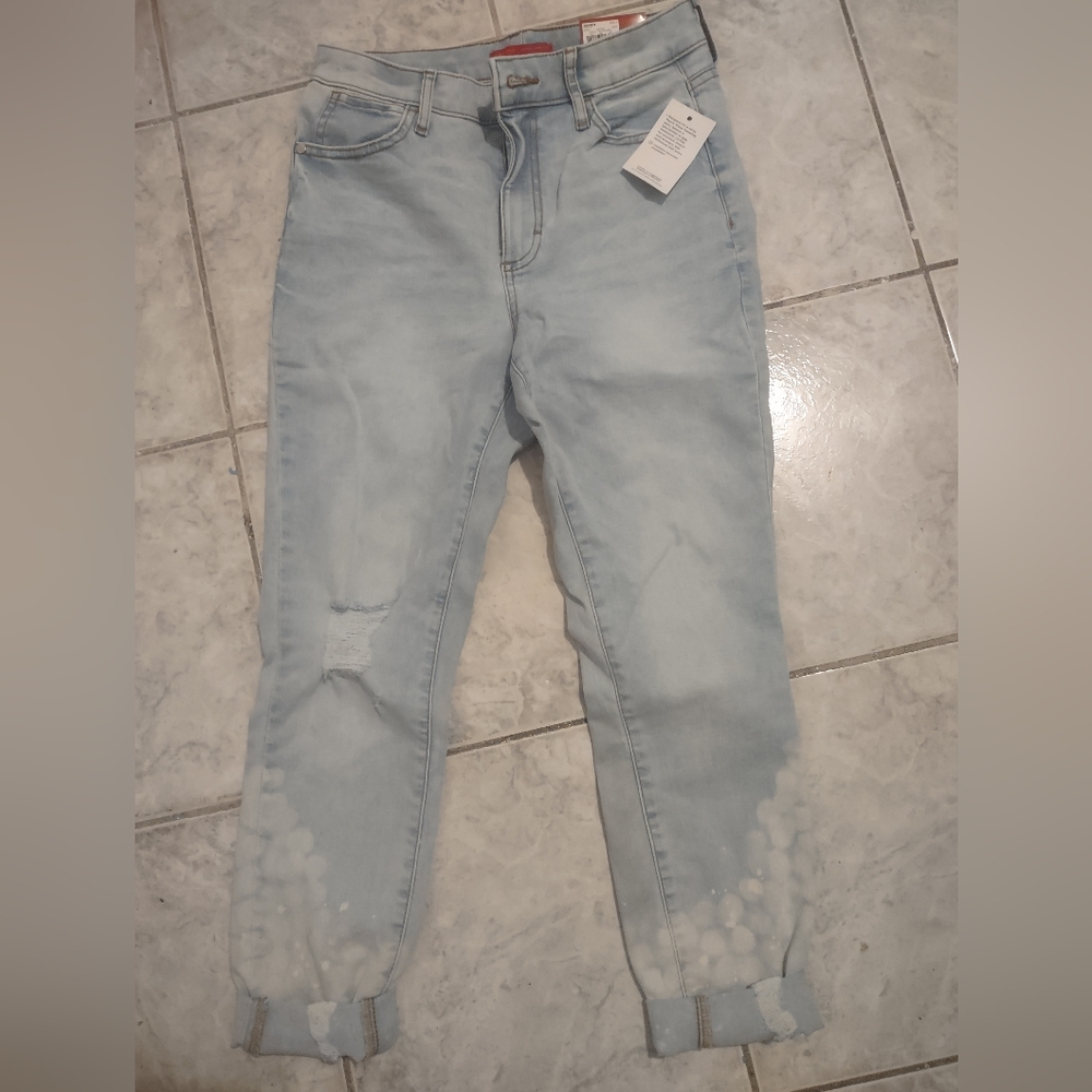 jennifer lopez curvy high rise skinny crop jeans size 4 new with tags